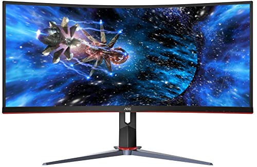 1. AOC CU34G2X 34-Inch Curved Frameless Immersive Gaming Monitor